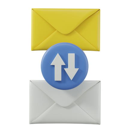 E-Mail übertragen  3D Icon