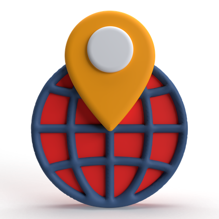 Ubicación  3D Icon