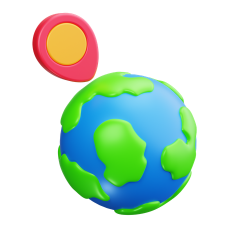 Ubicación  3D Icon