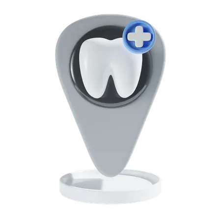 Ubicación de la clínica dental  3D Icon