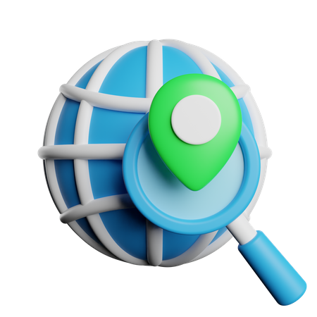 Ubicacion de busqueda  3D Icon