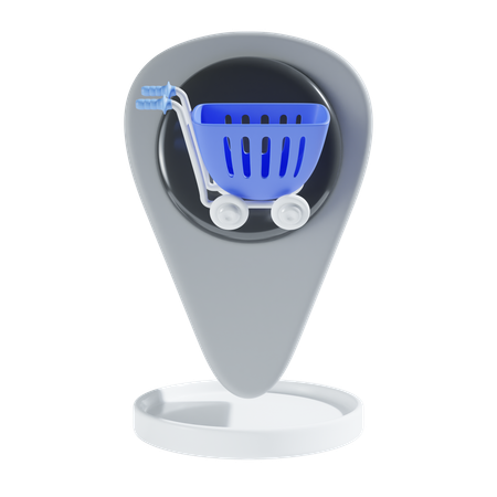 Lugar de compras  3D Icon