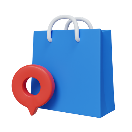 Lugar de compras  3D Icon