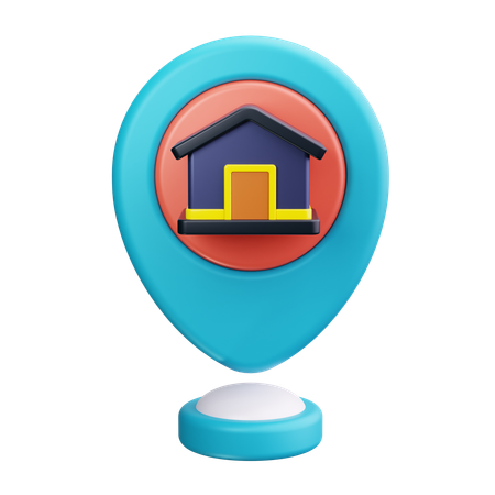 Localización de la casa  3D Icon