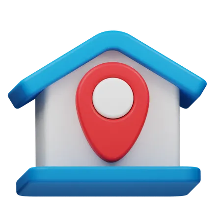 Localización de la casa  3D Icon