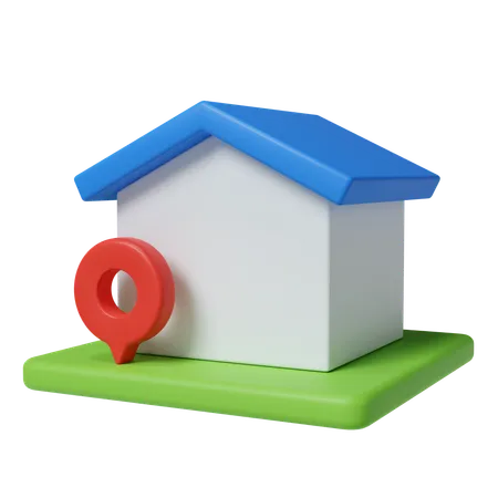 Localización de la casa  3D Icon