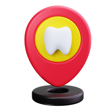 Ubicación de la clínica dental  3D Icon