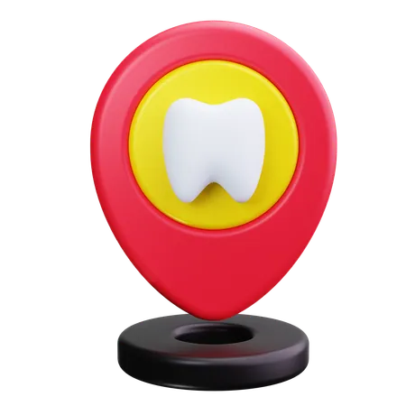 Ubicación de la clínica dental  3D Icon