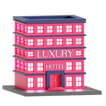 Ubicación del hotel  3D Icon