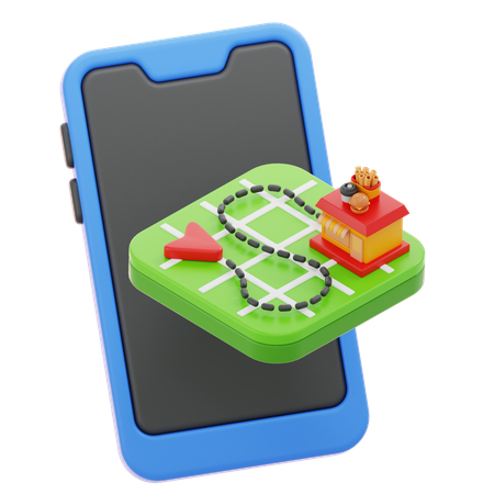 Ubicación del hotel en línea  3D Icon