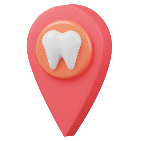 Ubicación dental  3D Icon