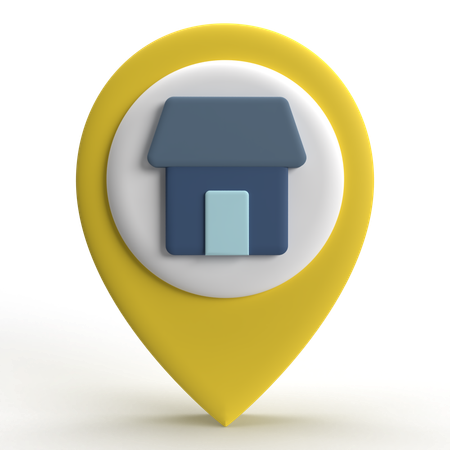 Localización de la casa  3D Icon