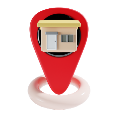 Localización de la casa  3D Icon