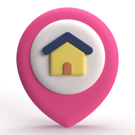 Localización de la casa  3D Icon