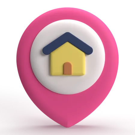 Localización de la casa  3D Icon