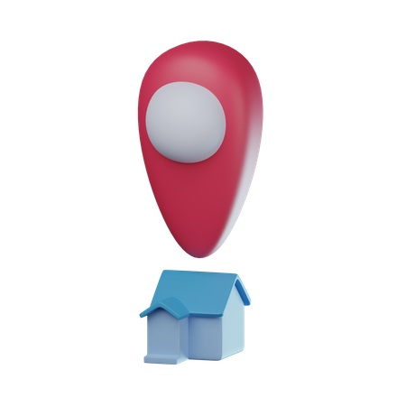 Localización de la casa  3D Icon