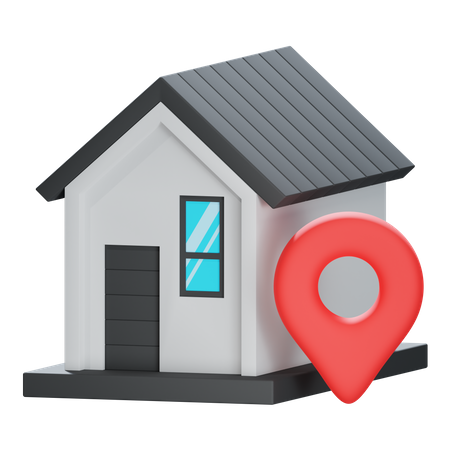 Localización de la casa  3D Icon