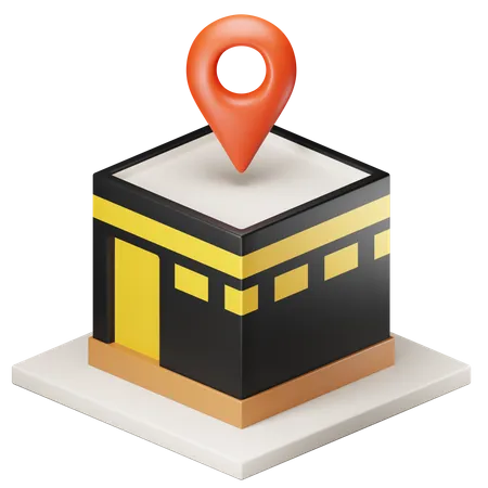 Ubicación de kabba  3D Icon