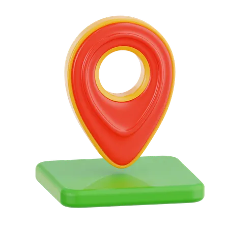 Marcador de ubicación  3D Icon