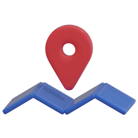 Marcador de ubicación  3D Icon