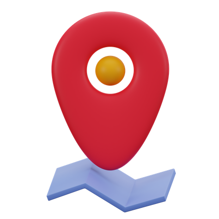 Ubicación del pin  3D Icon