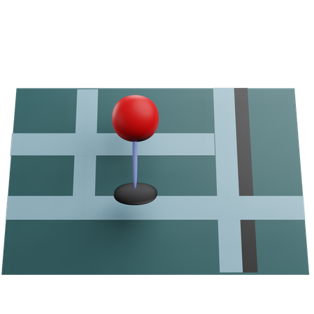 Ubicación del pin  3D Icon