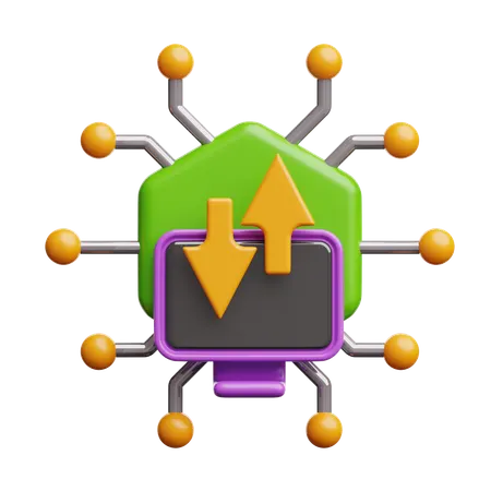 Ubiquitous Computing  3D Icon