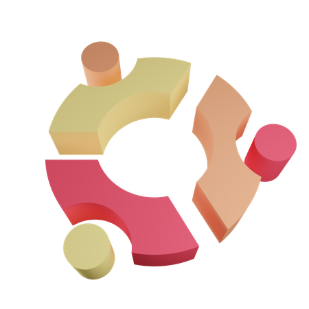 Ubuntu  3D Icon