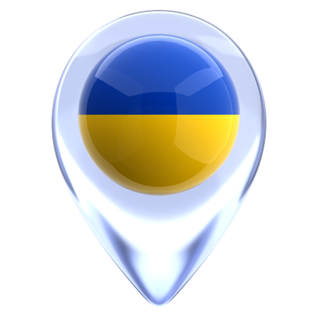 Ucrania  3D Icon