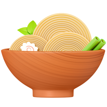 Udon aux nouilles  3D Icon