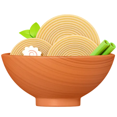 Udon aux nouilles  3D Icon