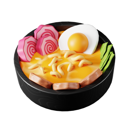 Udon Noodles Japanese Food  3D Icon