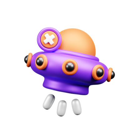 UFO  3D Icon