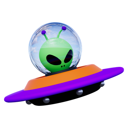 UFO  3D Icon