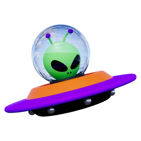 UFO  3D Icon