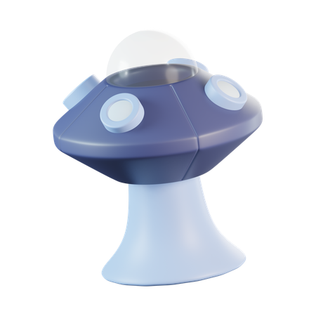 UFO  3D Icon