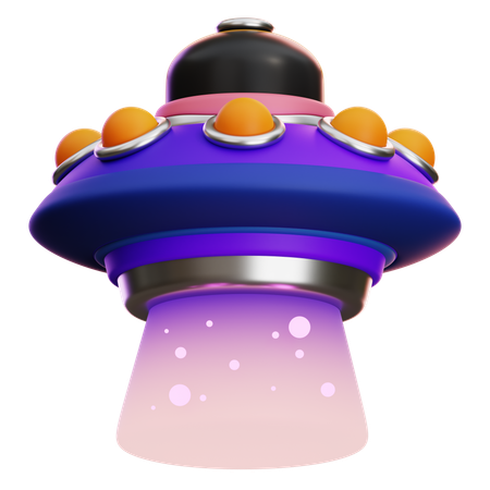 UFO ABDUCTION  3D Icon