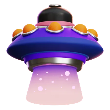 UFO ABDUCTION  3D Icon