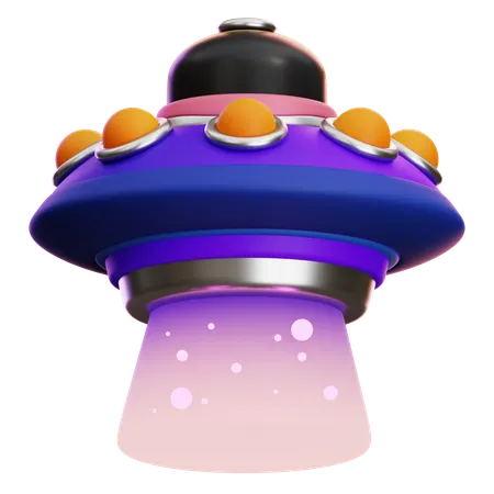 UFO 납치  3D Icon