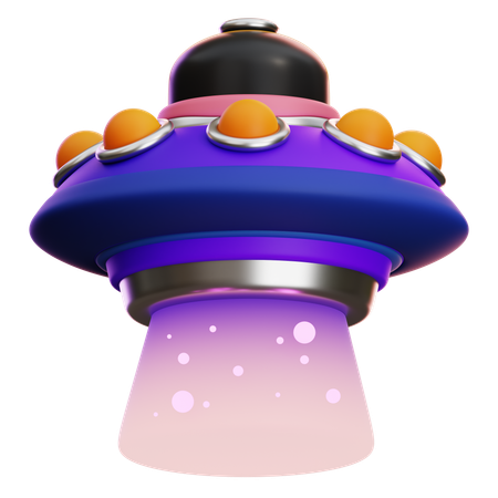 UFO-Entführung  3D Icon