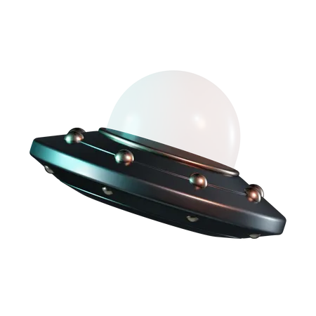 Ufo Flying  3D Icon