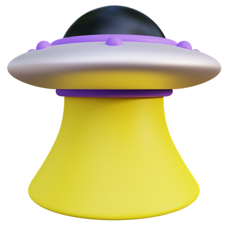 UFO Lichtstrahl  3D Icon
