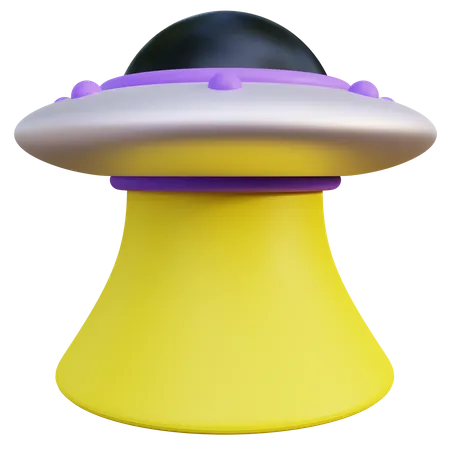 UFO Lichtstrahl  3D Icon