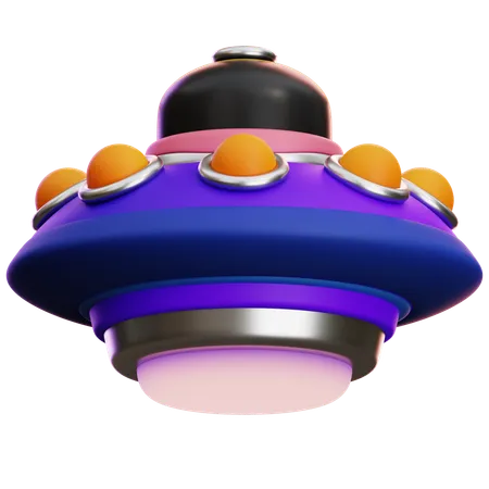 UFO-Raumschiff  3D Icon