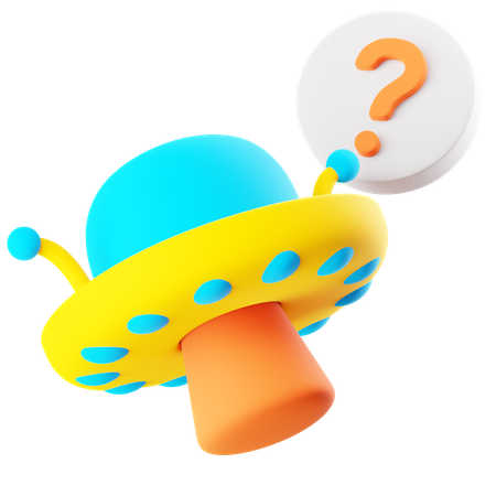 UFO verloren  3D Icon