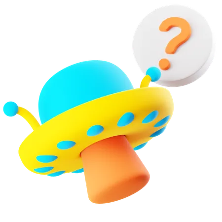 UFO verloren  3D Icon