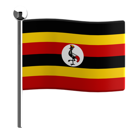 Uganda  3D Icon