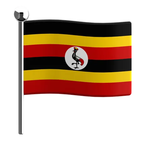 Uganda  3D Icon