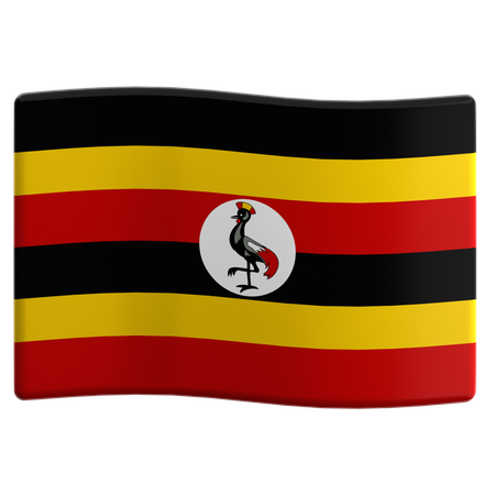 Uganda  3D Icon