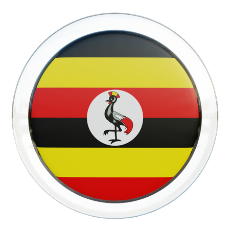 Uganda Flag 3D Illustration